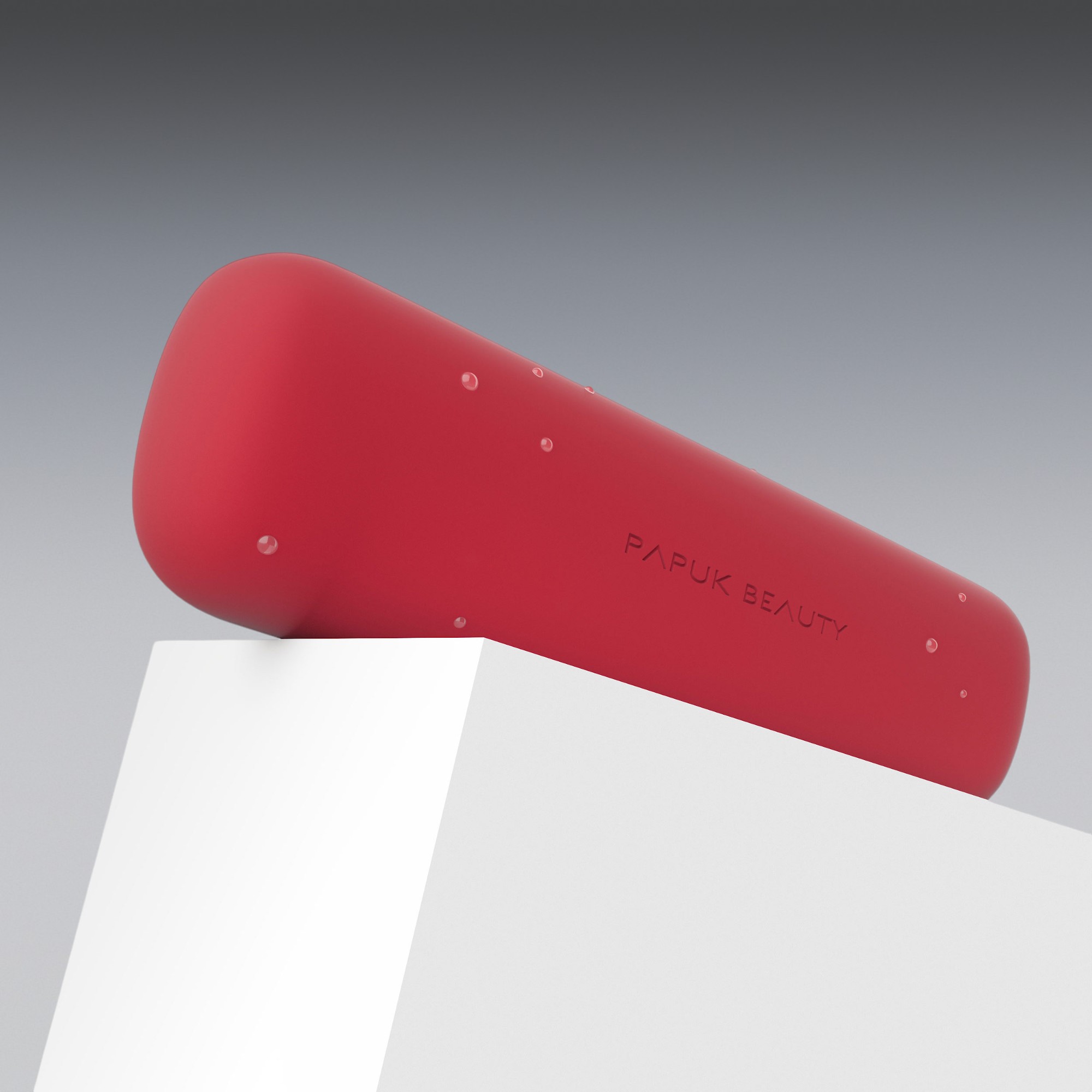 Чехол для кистей для макияжа PAPUK BEAUTY органайзер для косметики силиконовый красный 1800₽