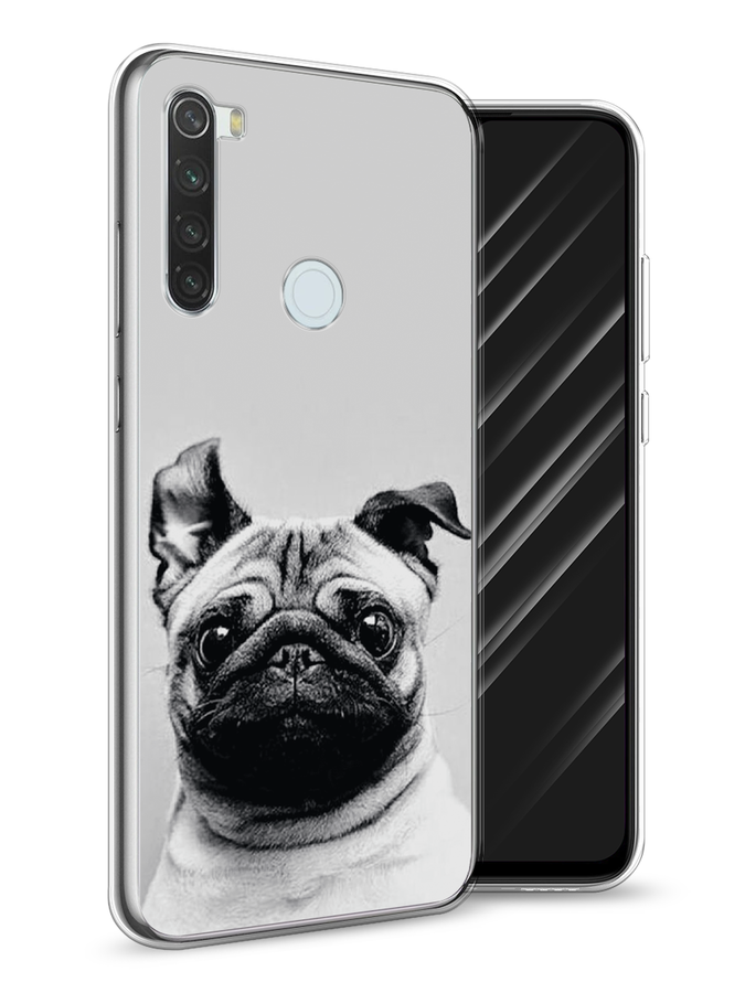 

Чехол Awog на Xiaomi Redmi Note 8T "Ушастый мопс", Разноцветный, 37450-1