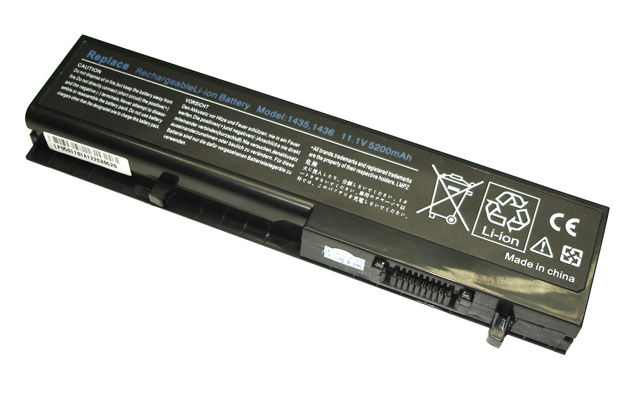 

Аккумулятор для ноутбука Dell Studio 1435-1436 10.8-11.1V 5200mAh черный OEM