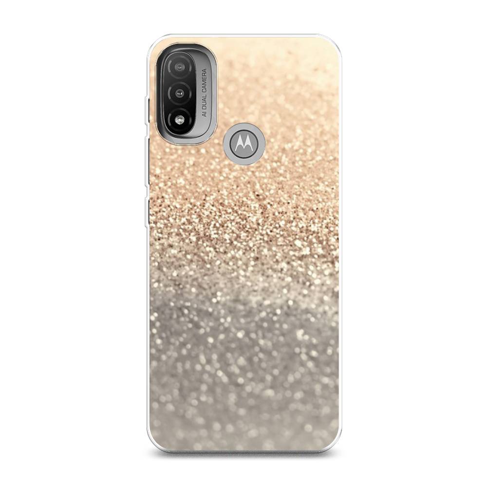 

Силиконовый чехол "Песок золотой рисунок" на Motorola Moto E20