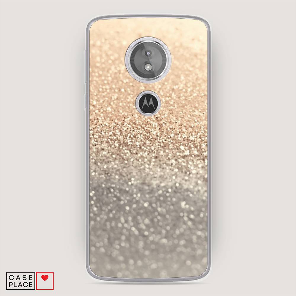 

Силиконовый чехол "Песок золотой рисунок" на Motorola Moto E5