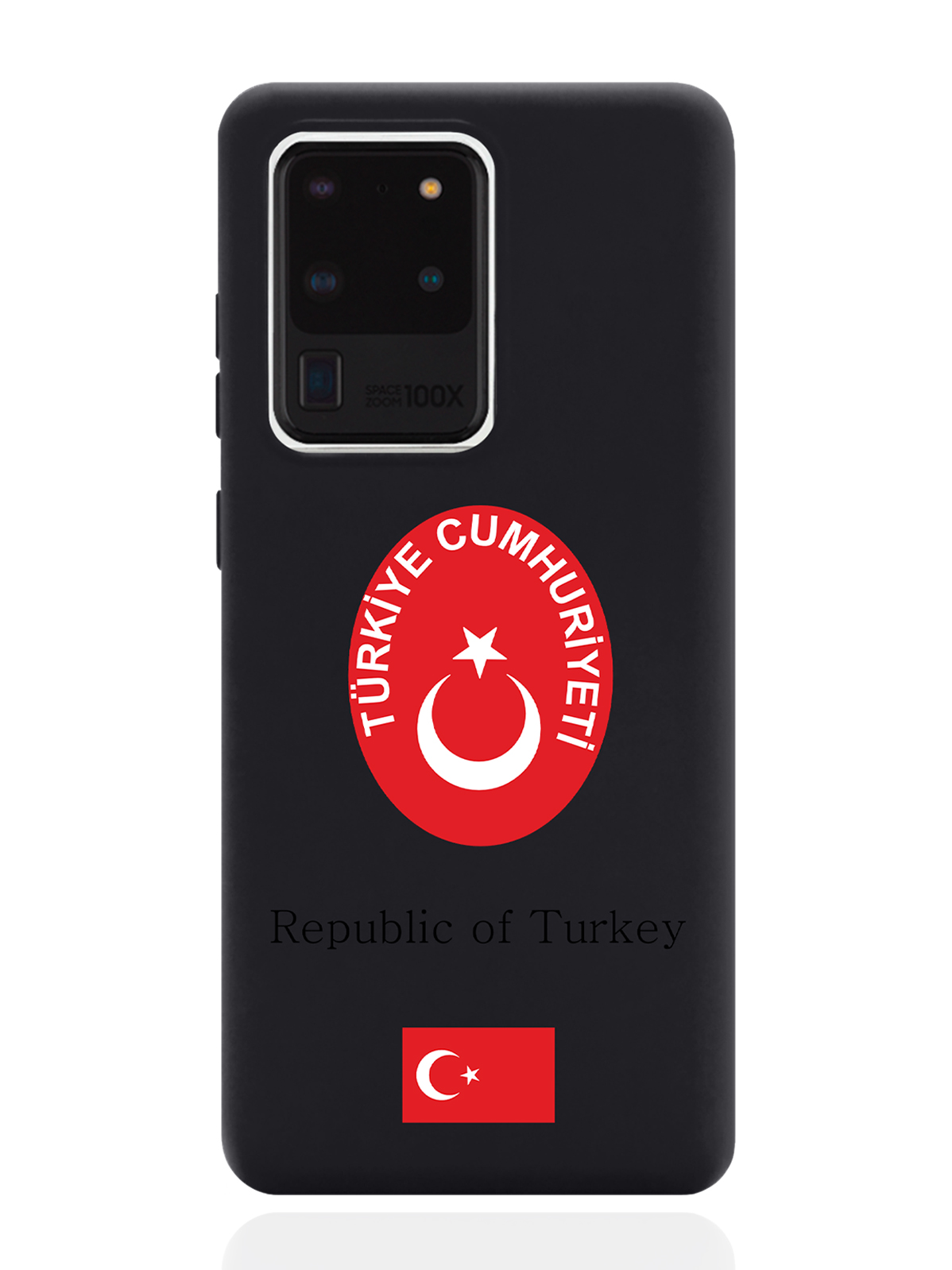 

Чехол SignumCase для Samsung Galaxy S20 Ultra Герб Турции черный, Красный;белый;черный