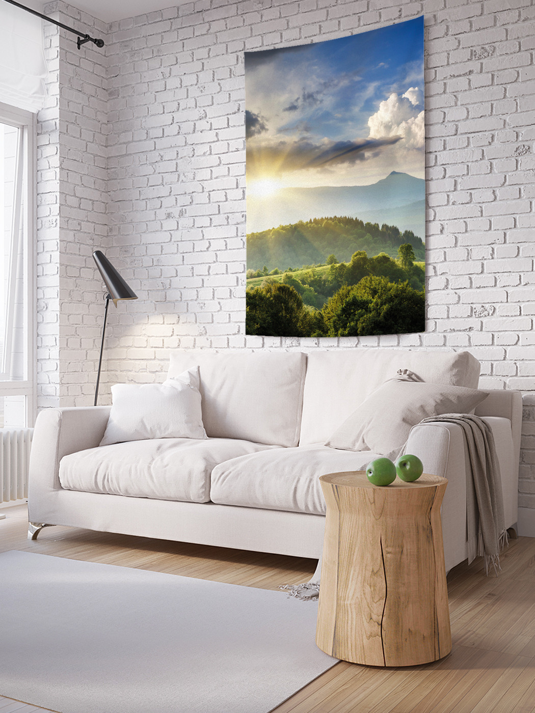 

Вертикальное фотопанно на стену JoyArty Лес в горах 150x200 см, Лес в горах