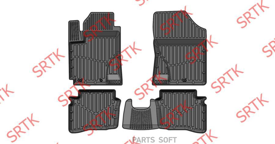 

Коврик салона KIA Rio 3 (11-17) 3D резина Premium SRTK PR.KI.RI.11G.02030