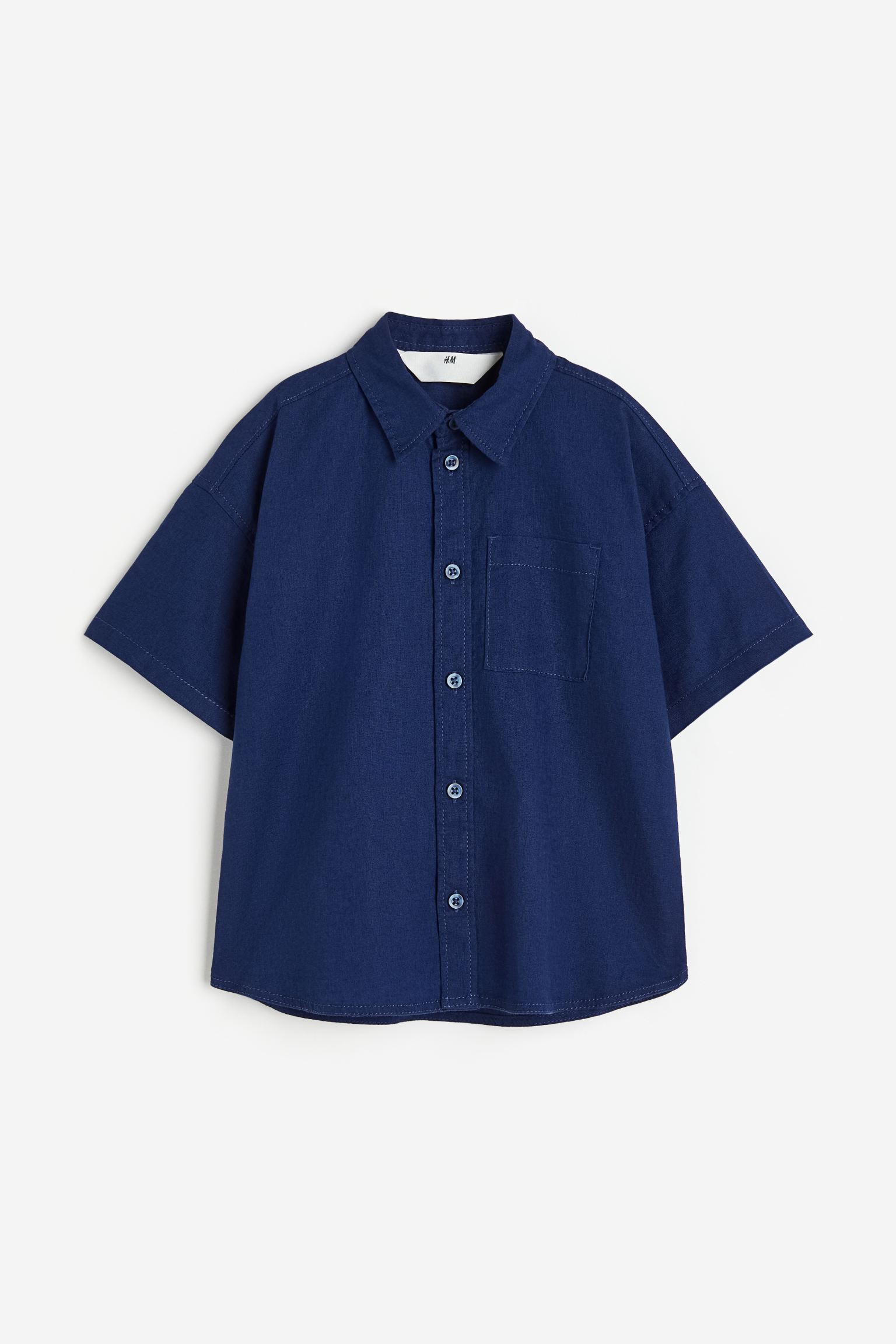 

Рубашка детская H&M 112140900, темно-синий, 122 (доставка из-за рубежа), 112140900