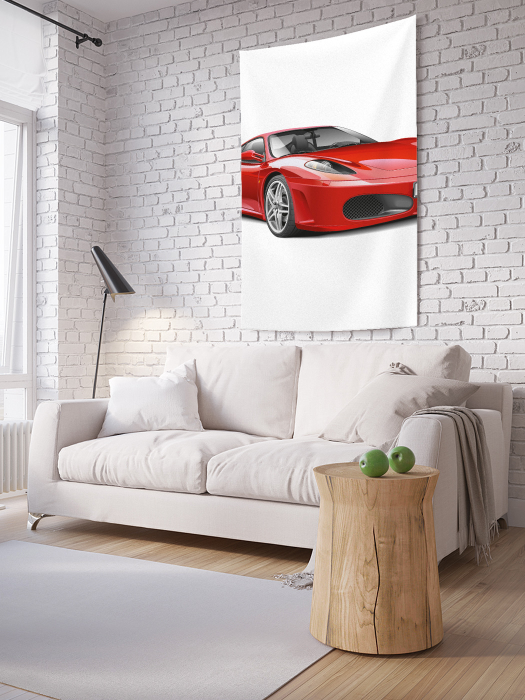 

Вертикальное фотопанно на стену JoyArty Спорткар Феррари 150x200 см, Спорткар Феррари