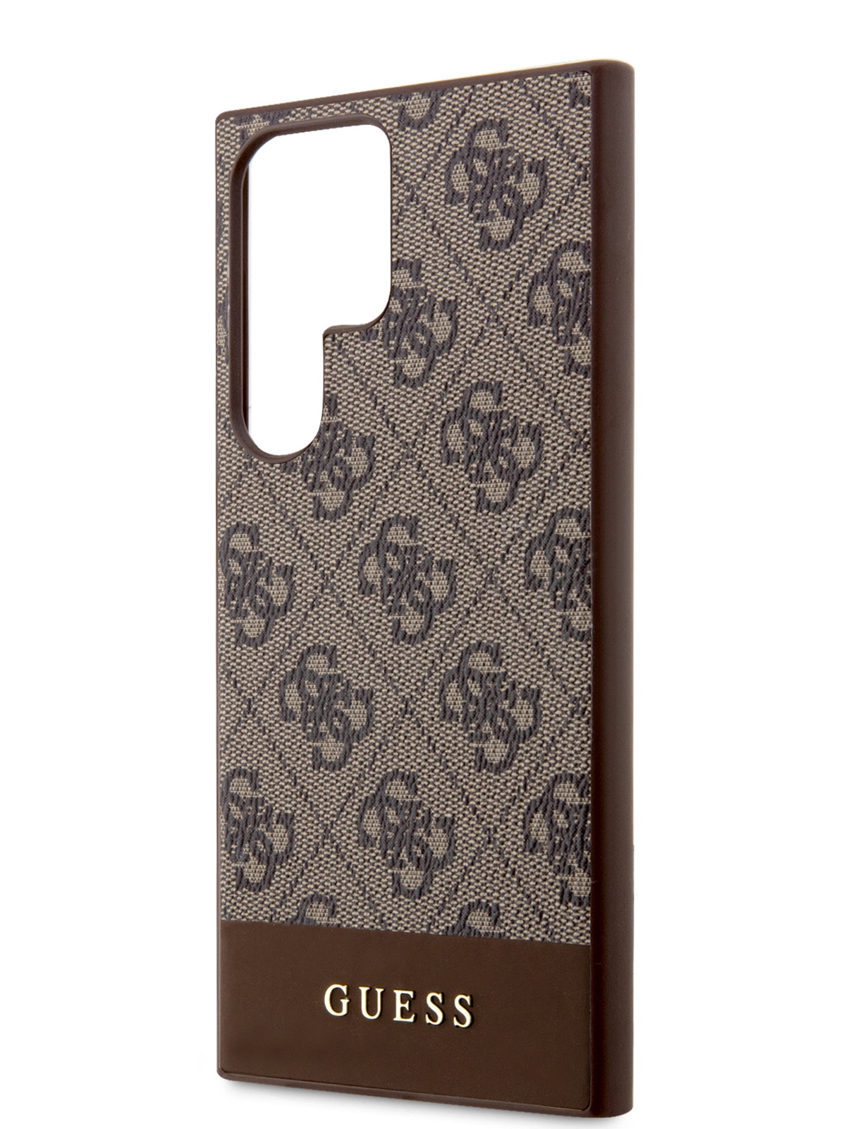

Чехол Guess для Samsung Galaxy S23 Ultra из экокожи, коричневый