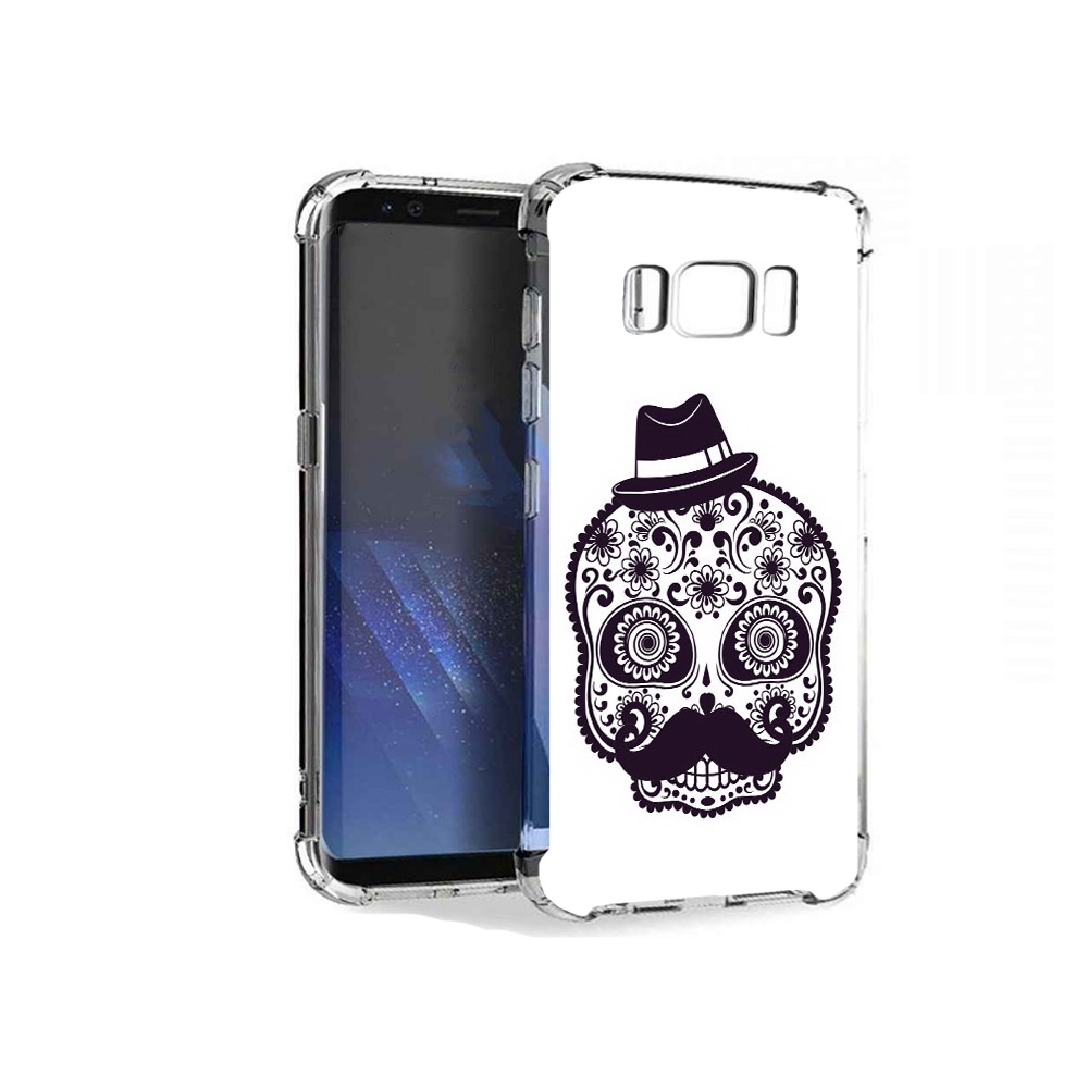 

Чехол MyPads Tocco для Samsung Galaxy S8+ разрисованный скелет, Tocco