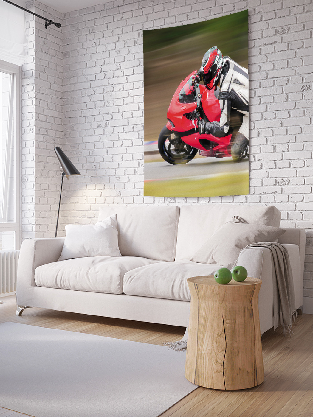 

Вертикальное фотопанно на стену JoyArty Первый к финишу 150x200 см, Первый к финишу