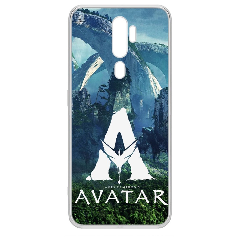 

Чехол-накладка кейс Аватар - Белое лого для Oppo A5 (2020)
