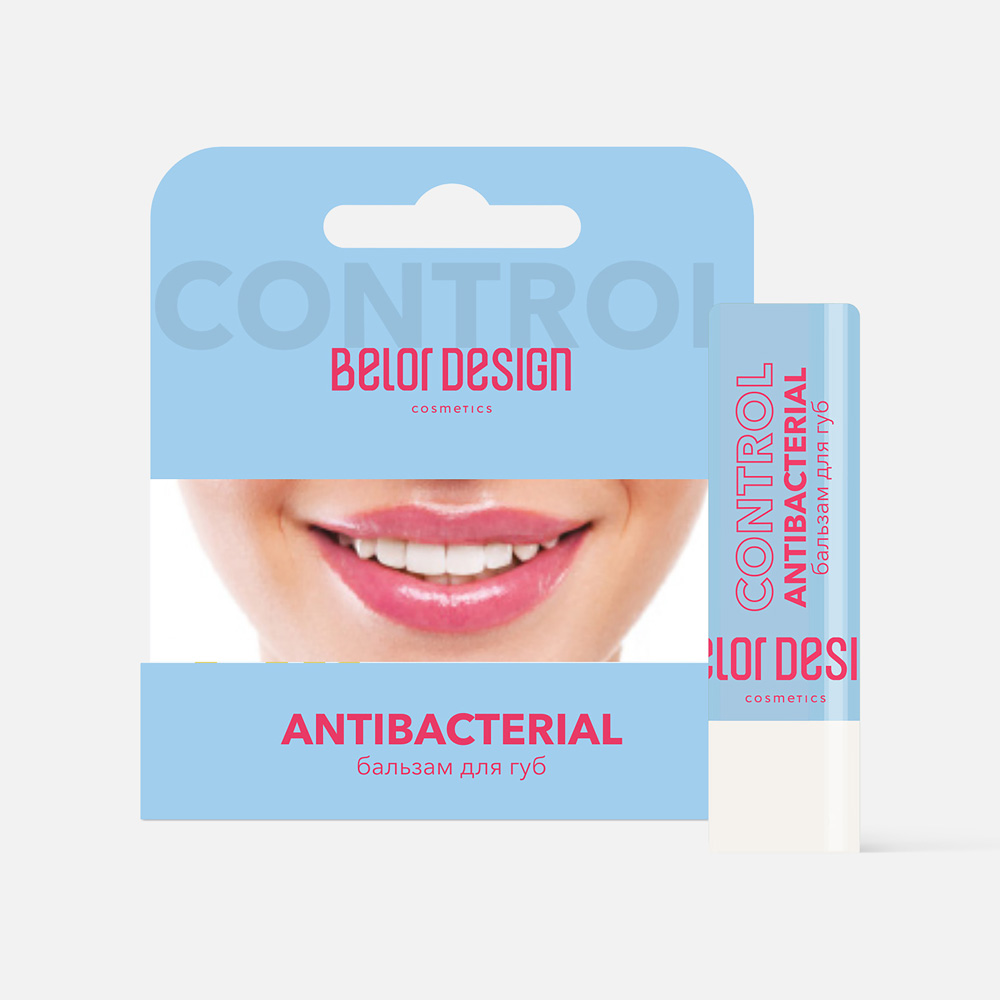 бальзам для губ belordesign lip control антибактериальный 4 г Бальзам для губ BelorDesign Lip Control антибактериальный, 4 г