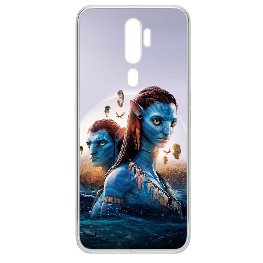 

Чехол-накладка кейс Аватар - Джейк и Нейтири для Oppo A9 (2020), Прозрачный