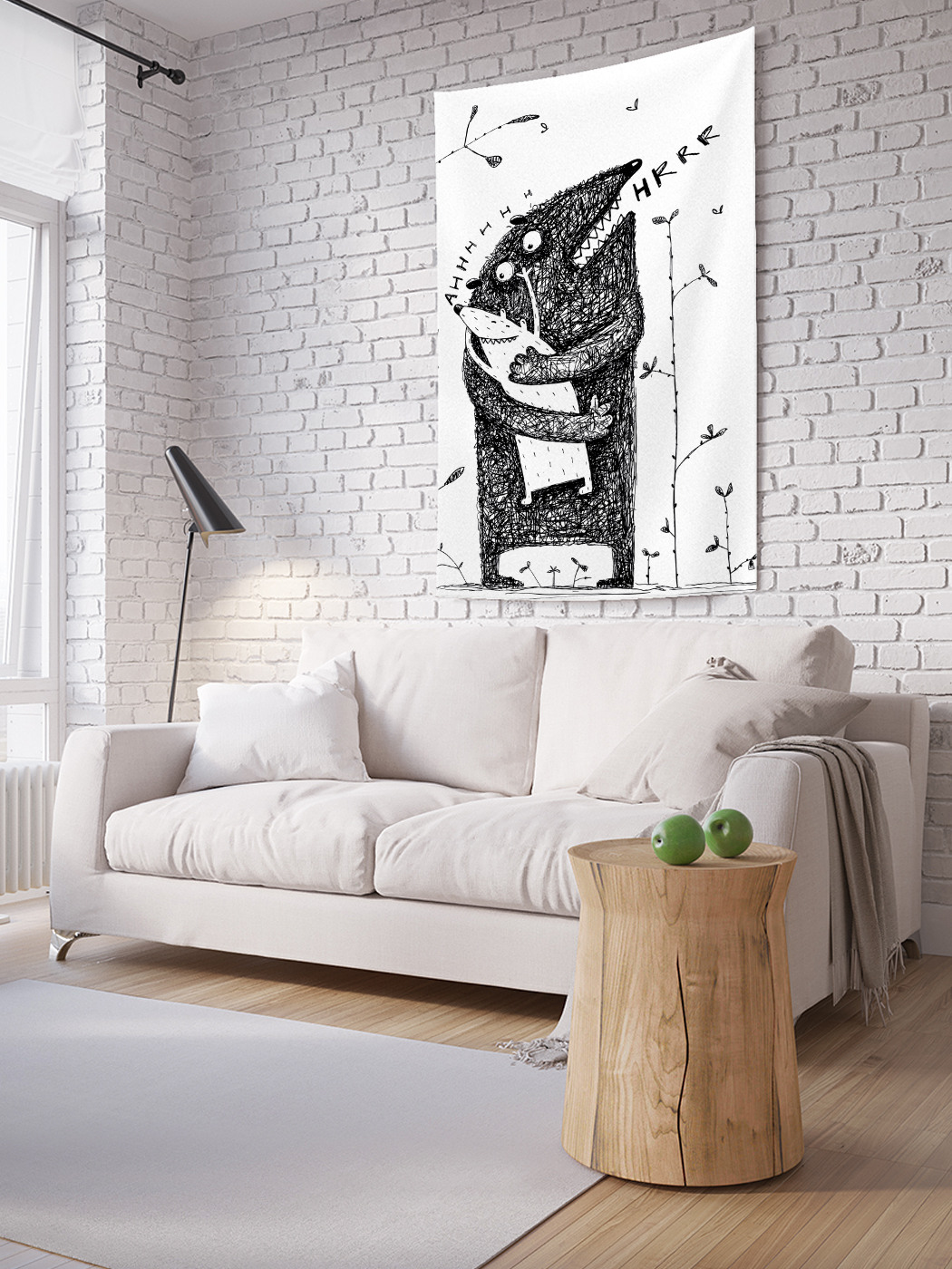 

Вертикальное фотопанно на стену JoyArty Крепкие объятия 150x200 см, Крепкие объятия