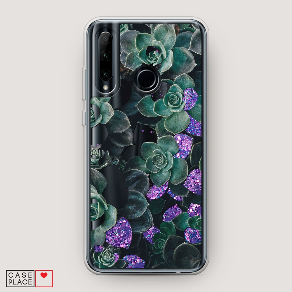 

Чехол Awog на Honor 20e "Сукуленты цветные", Разноцветный, 6104192-1