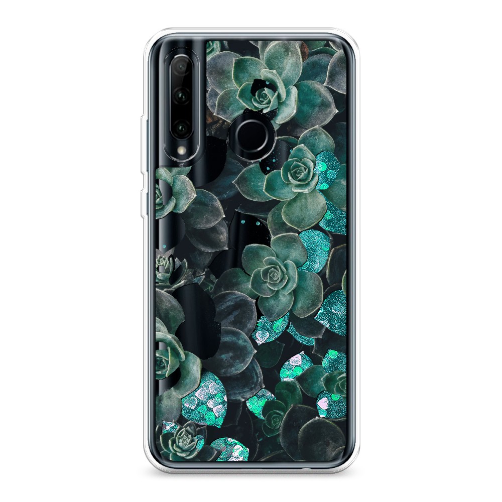 

Чехол Awog на Huawei P Smart Plus 2019/Honor 20 lite 2019/10i/20e "Сукуленты цветные", Разноцветный, 6104195-1