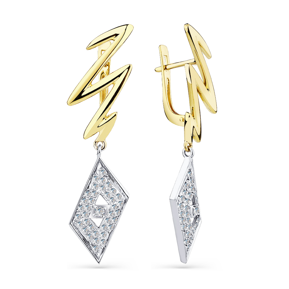 

Серьги из комбинированного золота с бриллиантом Master Brilliant 2-508509-00-00, 2-508509-00-00