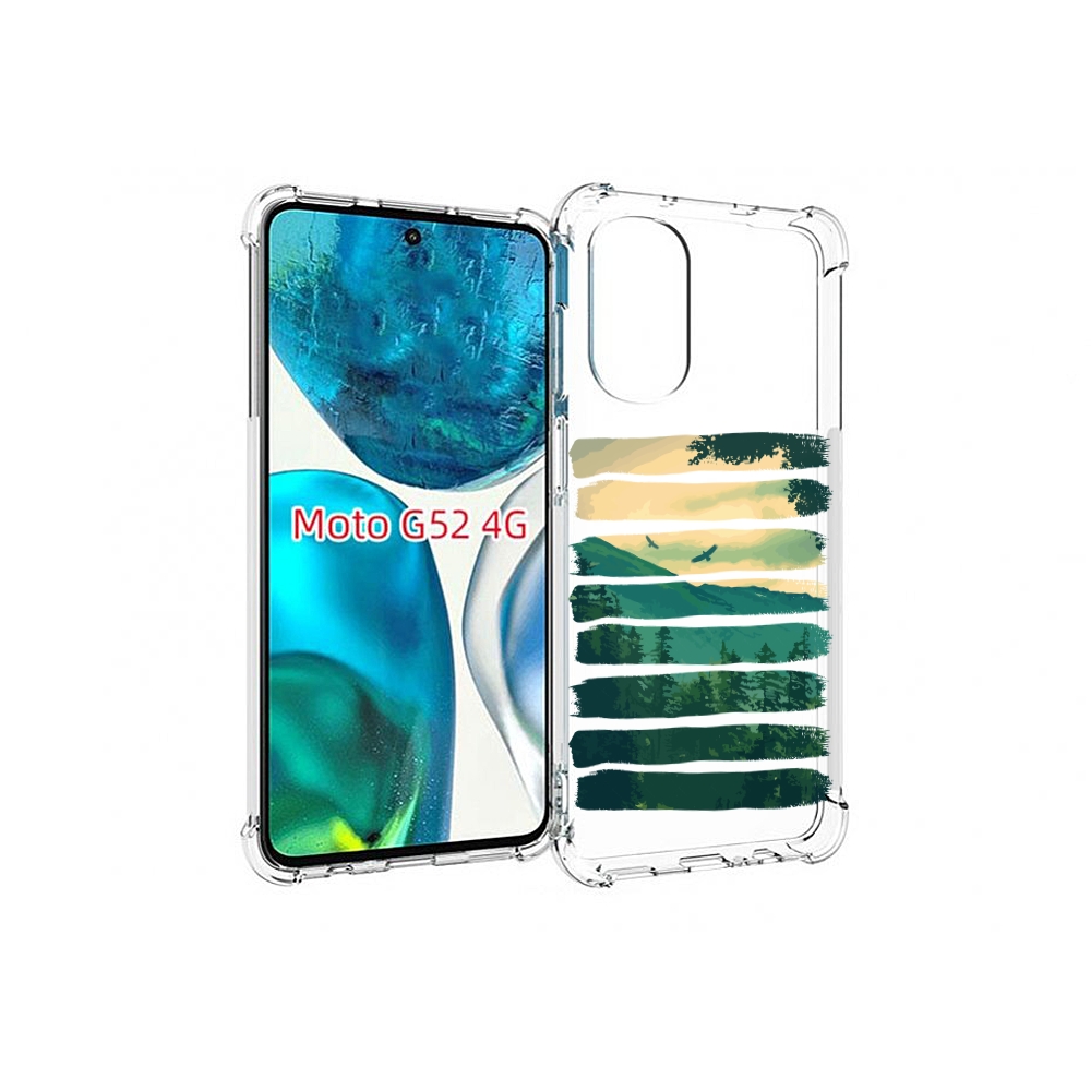 

Чехол MyPads Лесная чаща для Motorola Moto G82 / Moto G52, Прозрачный, Tocco