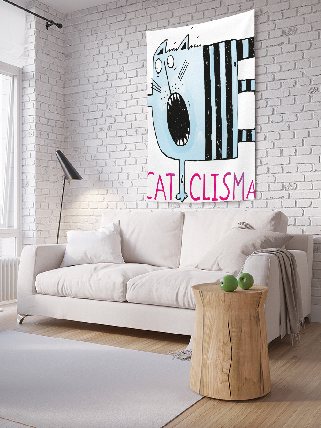 

Вертикальное фотопанно на стену JoyArty Кот с клизмой 150x200 см, Кот с клизмой
