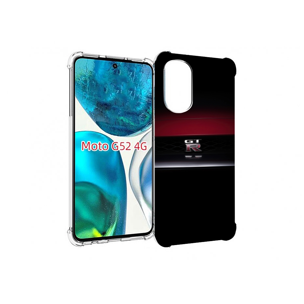 

Чехол MyPads nissan 1 мужской для Motorola Moto G82 / Moto G52, Прозрачный, Tocco