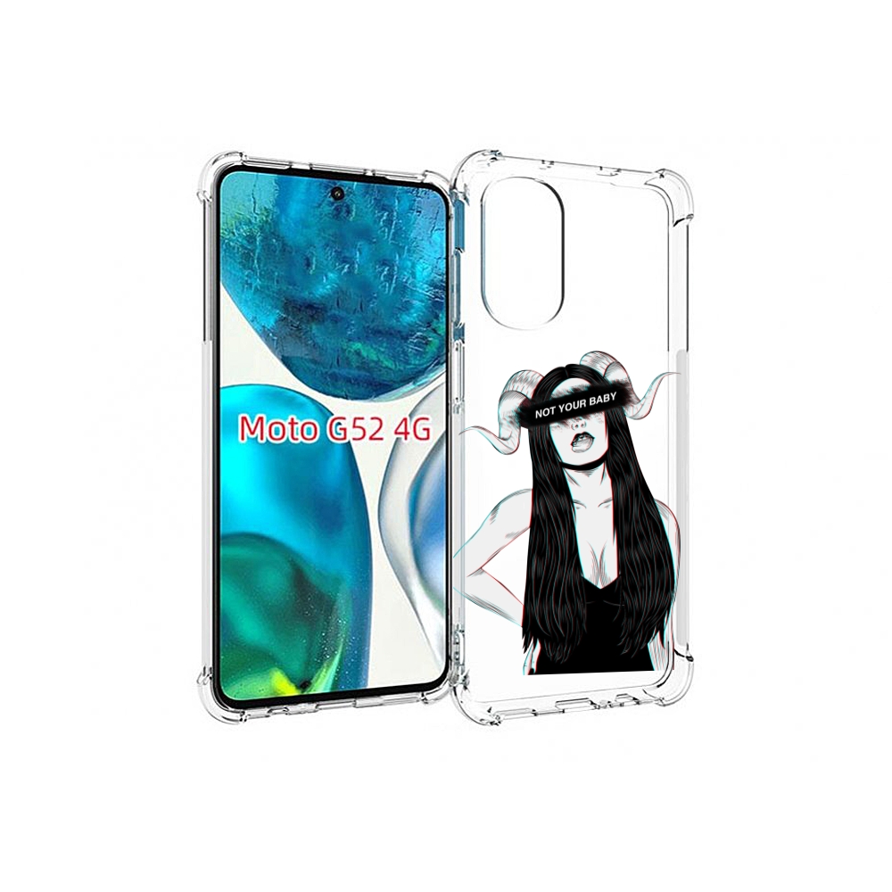 

Чехол MyPads not-your для Motorola Moto G82 / Moto G52, Прозрачный, Tocco