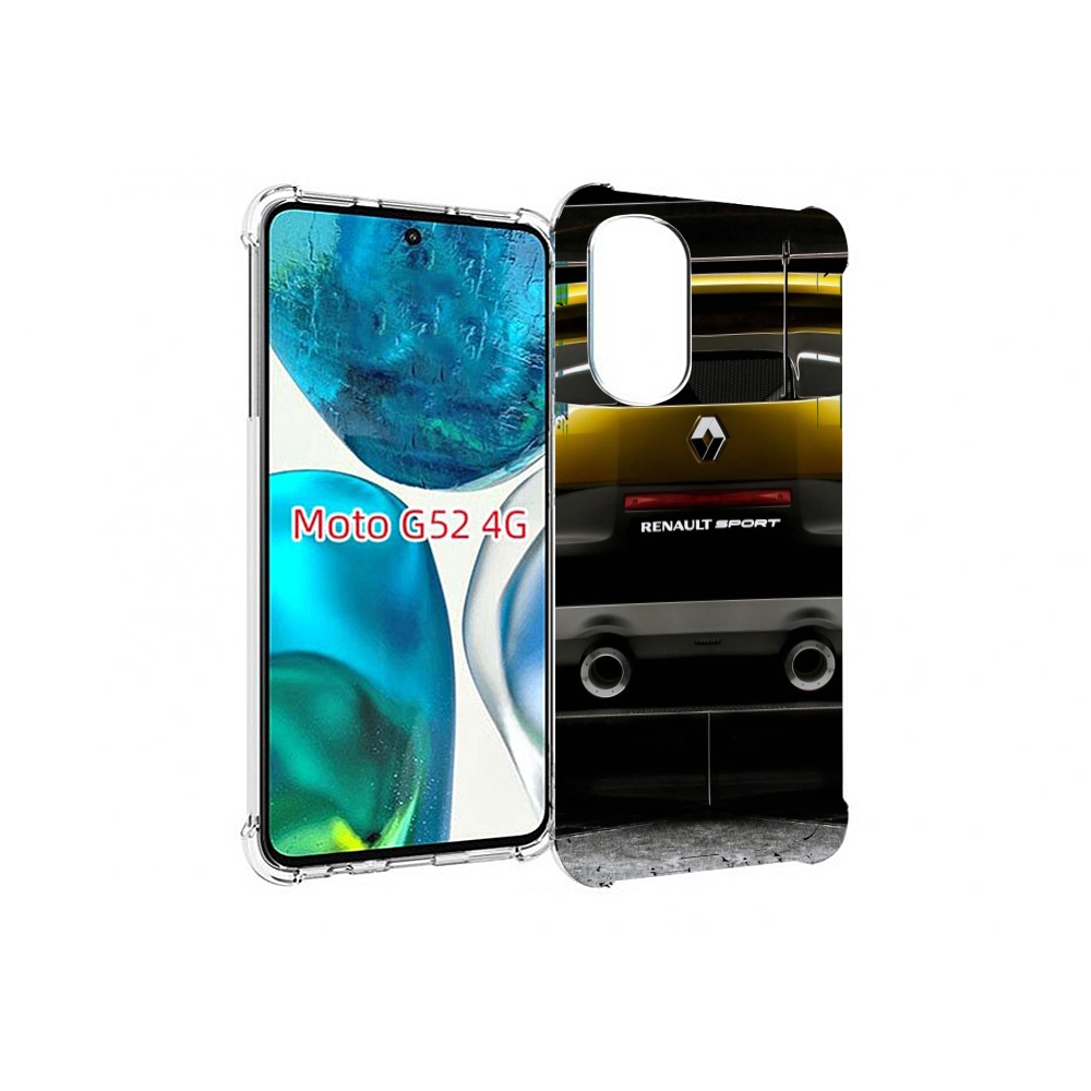 

Чехол MyPads renault-3 мужской для Motorola Moto G82 / Moto G52, Прозрачный, Tocco