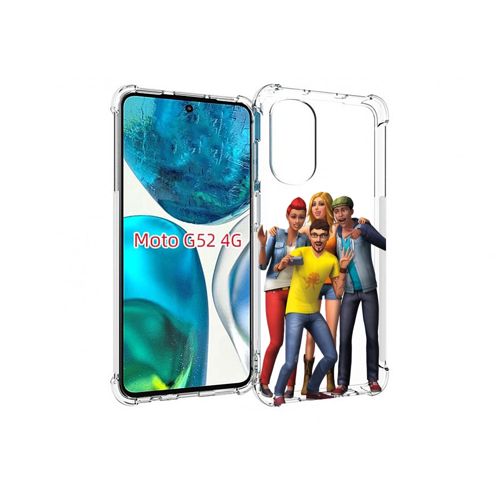 

Чехол MyPads sims для Motorola Moto G82 / Moto G52, Прозрачный, Tocco