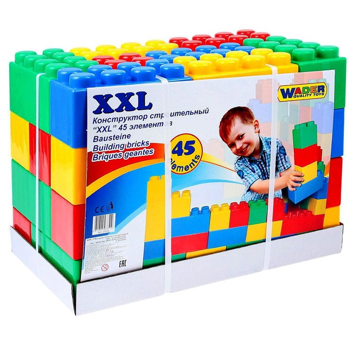 

Конструктор строительный XXL, 45 деталей