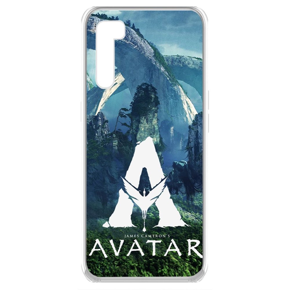

Чехол-накладка кейс Аватар - Белое лого для Oppo F15