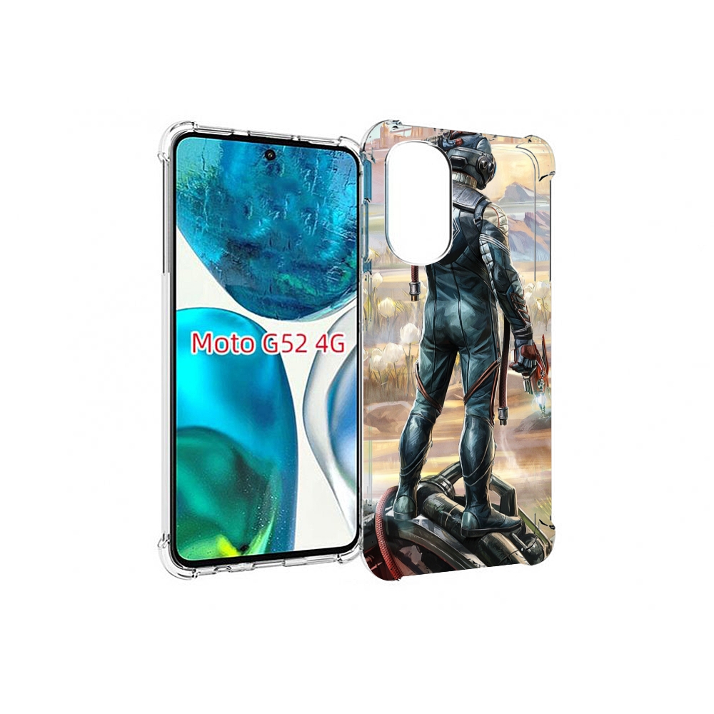 

Чехол MyPads the-outer-worlds для Motorola Moto G82 / Moto G52, Прозрачный, Tocco