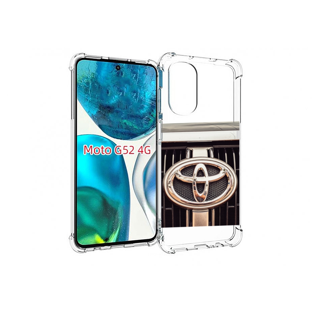 

Чехол MyPads toyota 3 для Motorola Moto G82 / Moto G52, Прозрачный, Tocco