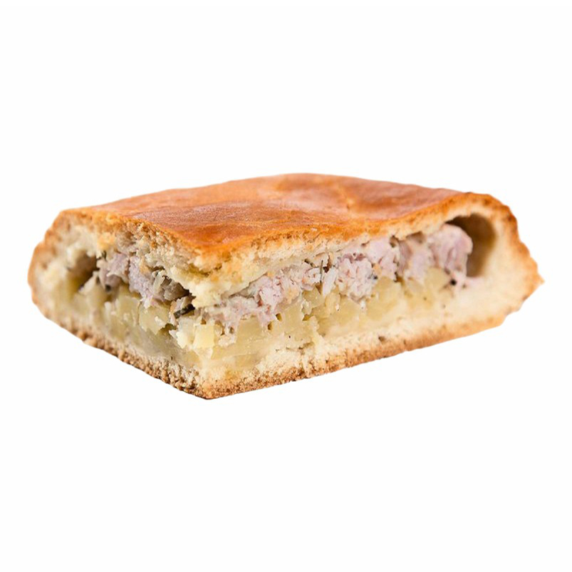 Закрытый пирог с картофелем и мясом