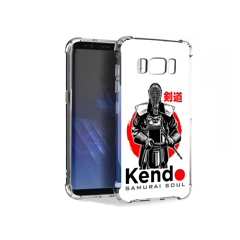 

Чехол MyPads Tocco для Samsung Galaxy S8+ рисованый самурай, Tocco