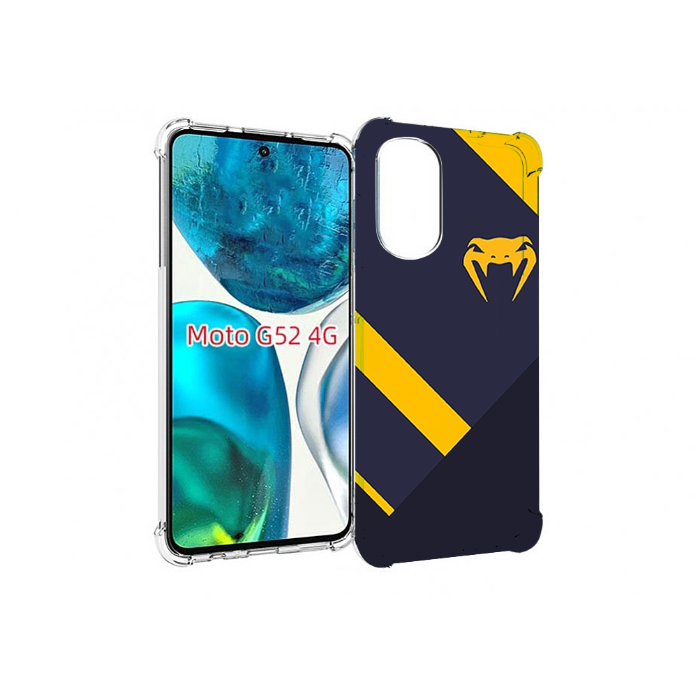 

Чехол MyPads venum мужской для Motorola Moto G82 / Moto G52, Прозрачный, Tocco