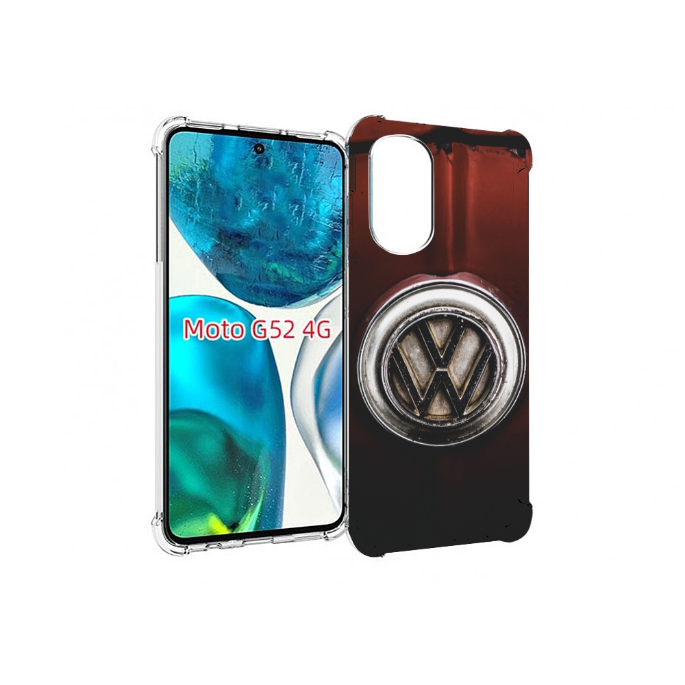 

Чехол MyPads volkswagen 1 мужской для Motorola Moto G82 / Moto G52, Прозрачный, Tocco