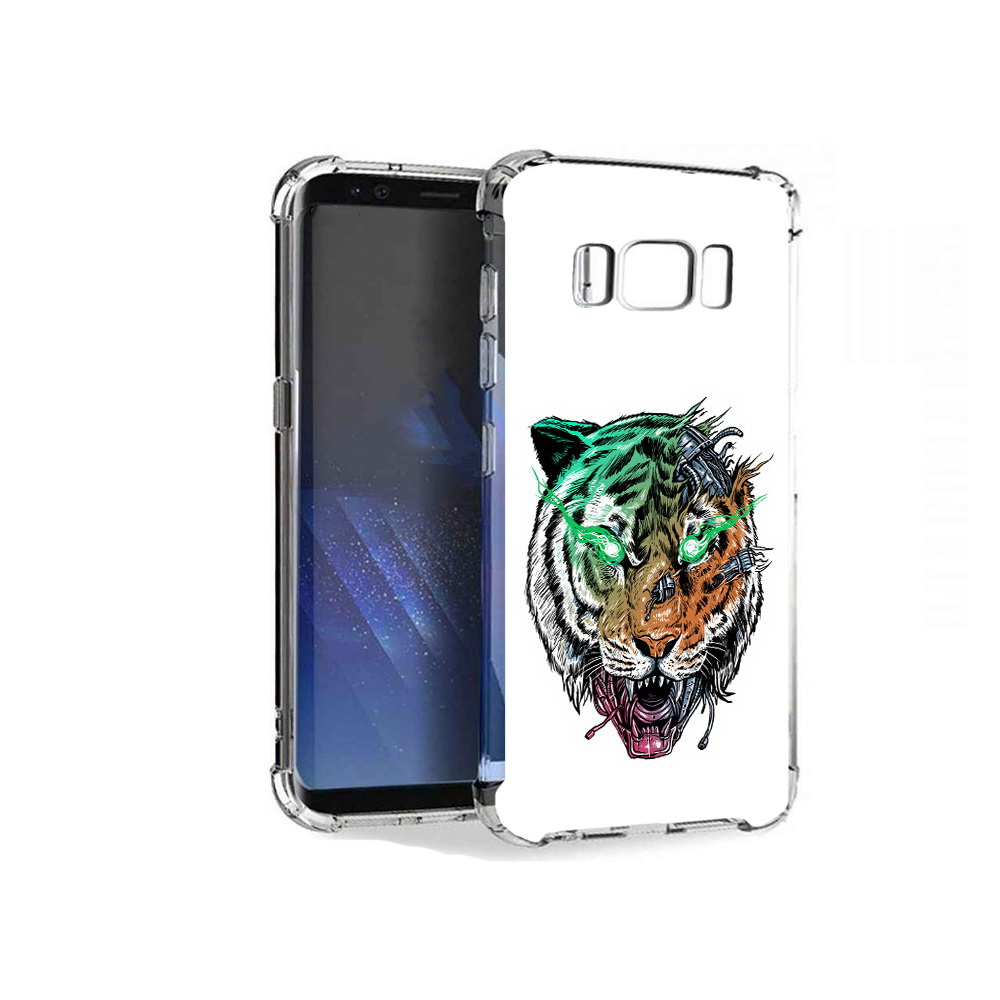 

Чехол MyPads Tocco для Samsung Galaxy S8+ робо-тигр, Tocco