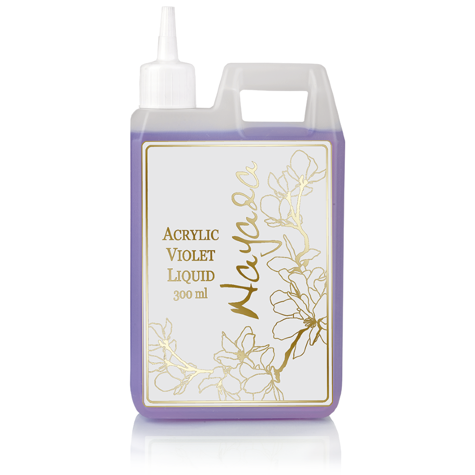 

Мономер для ногтей Nayada фиолетовый Acrylic Violet Liquid с уменьшенным запахом 300мл, Acrylic Violet Liquid