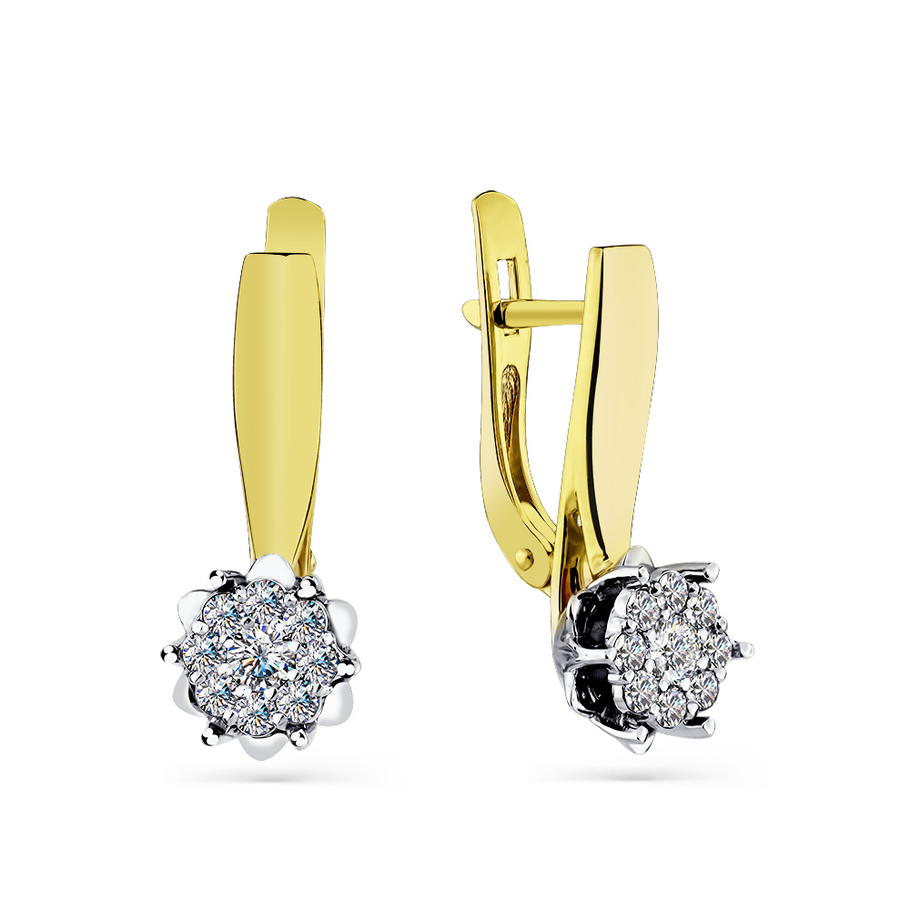 

Серьги с бриллиантами из комбинированного золота Master Brilliant 2-507039-00-00, 2-507039-00-00