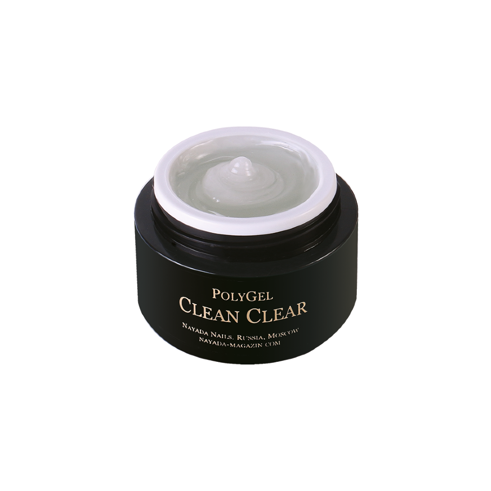 

Полигель для наращивания ногтей Nayada Clean Clear 20 г, Clean Clear