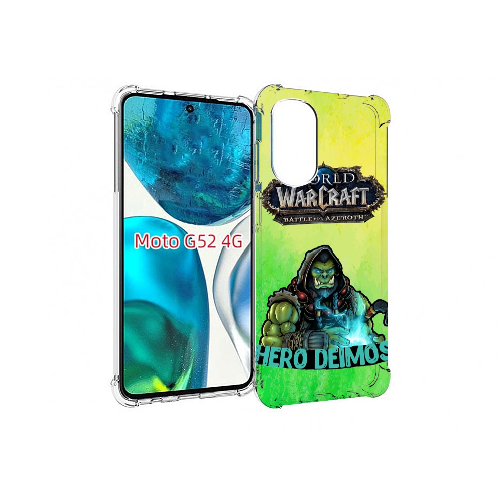 Чехол MyPads world-of-warcraft мужской для Motorola Moto G82 / Moto G52
