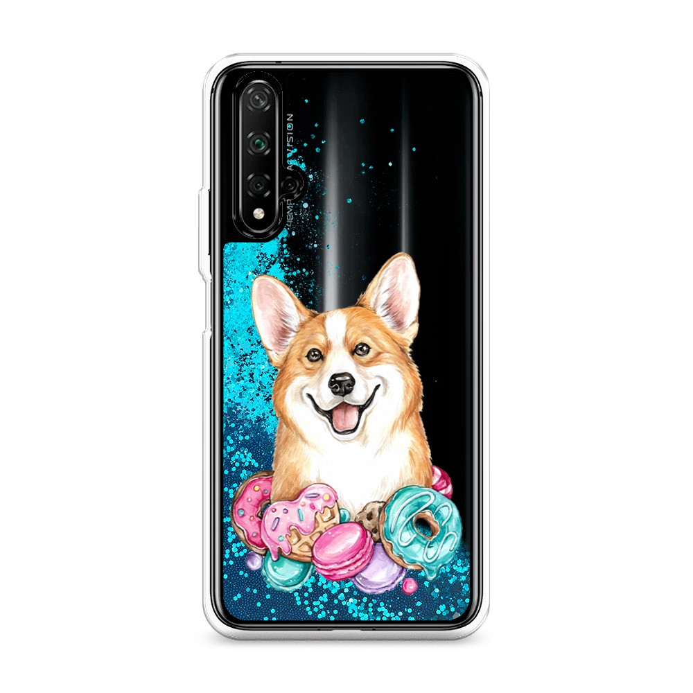 

Чехол Awog на Honor 20/Huawei Nova 5T "Корги и сладости", Разноцветный, 69593-1