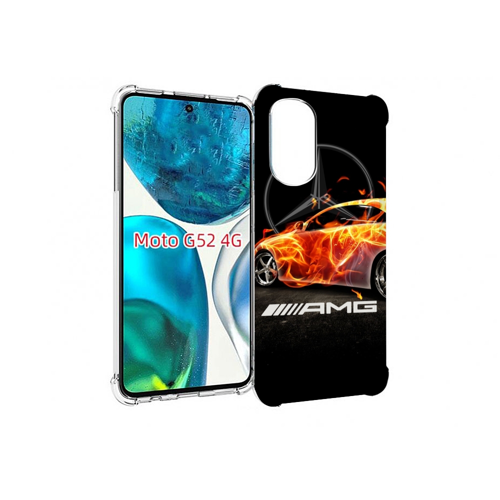 

Чехол MyPads АМГ мужской для Motorola Moto G82 / Moto G52, Прозрачный, Tocco