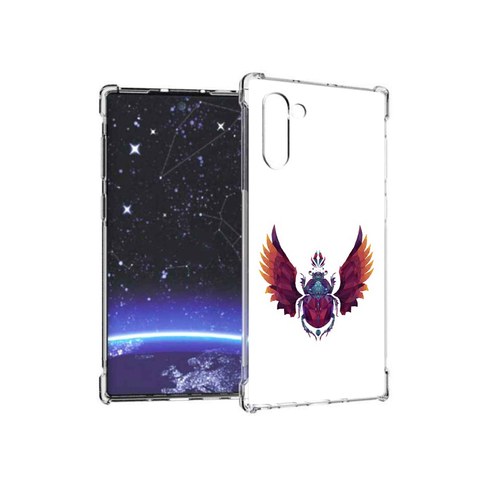 

Чехол MyPads Tocco для Samsung Galaxy Note 10 алмазный скоробей (PT135782.511.219), Прозрачный, Tocco