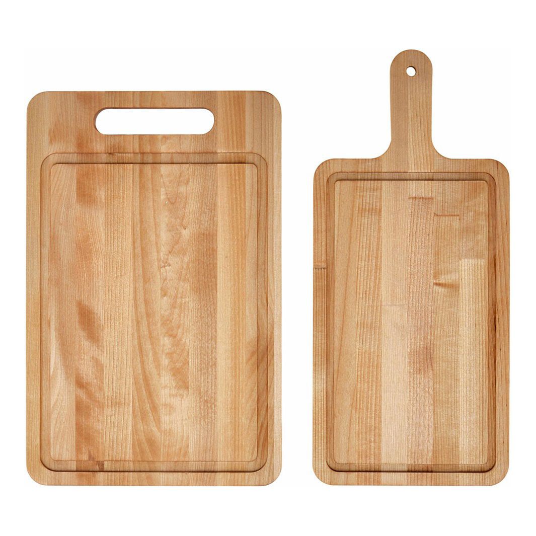 

Набор разделочныx досок береза 2 шт, Коричневый