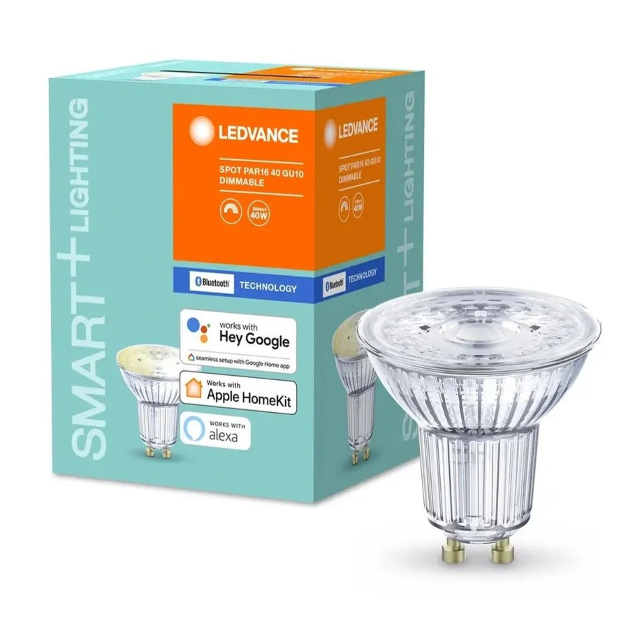 

Умная лампа светодиодная LEDVANCE / OSRAM SMART+ PAR16 GU10, 5Вт, 2700К, 350лм