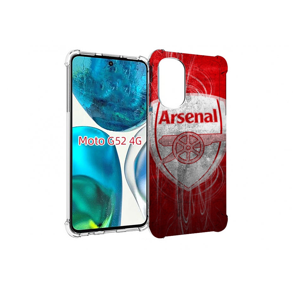 

Чехол MyPads Арсенал для Motorola Moto G82 / Moto G52, Прозрачный, Tocco
