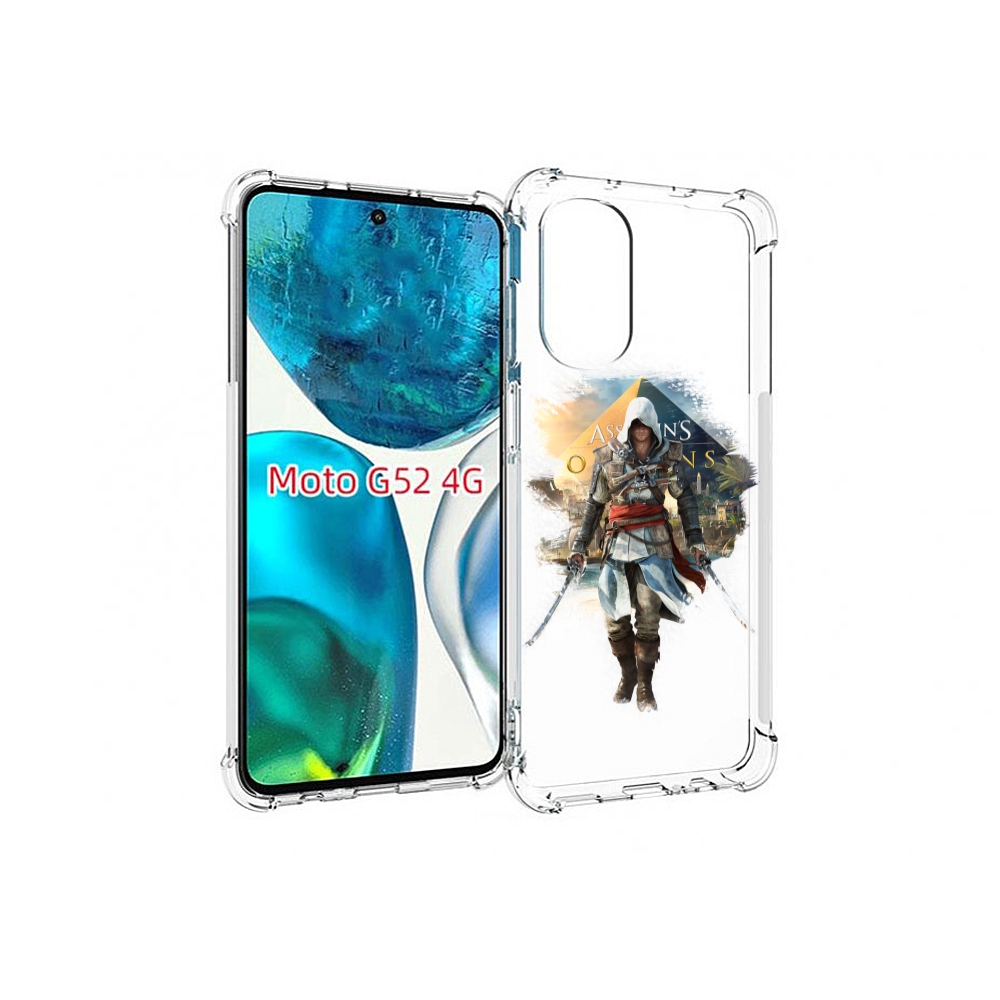 

Чехол MyPads Ассасин для Motorola Moto G82 / Moto G52, Прозрачный, Tocco
