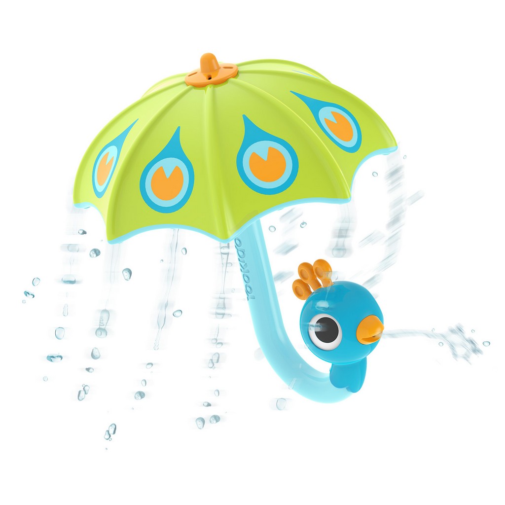 Игрушка водная Yookidoo Зонтик-павлин Создай дождь! зеленый игрушка водная yookidoo зонтик павлин создай дождь фиолетовый