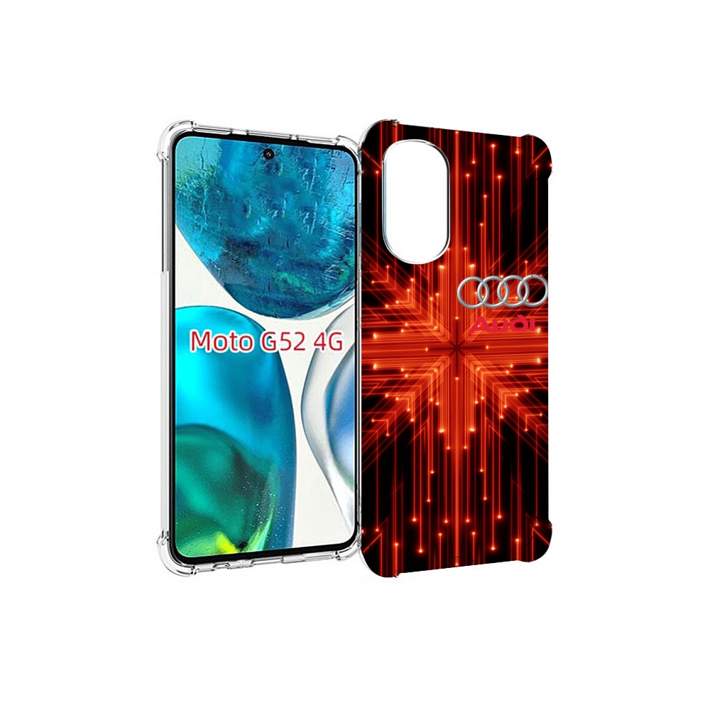 

Чехол MyPads Ауди-на-неоновом-фоне для Motorola Moto G82 / Moto G52, Прозрачный, Tocco