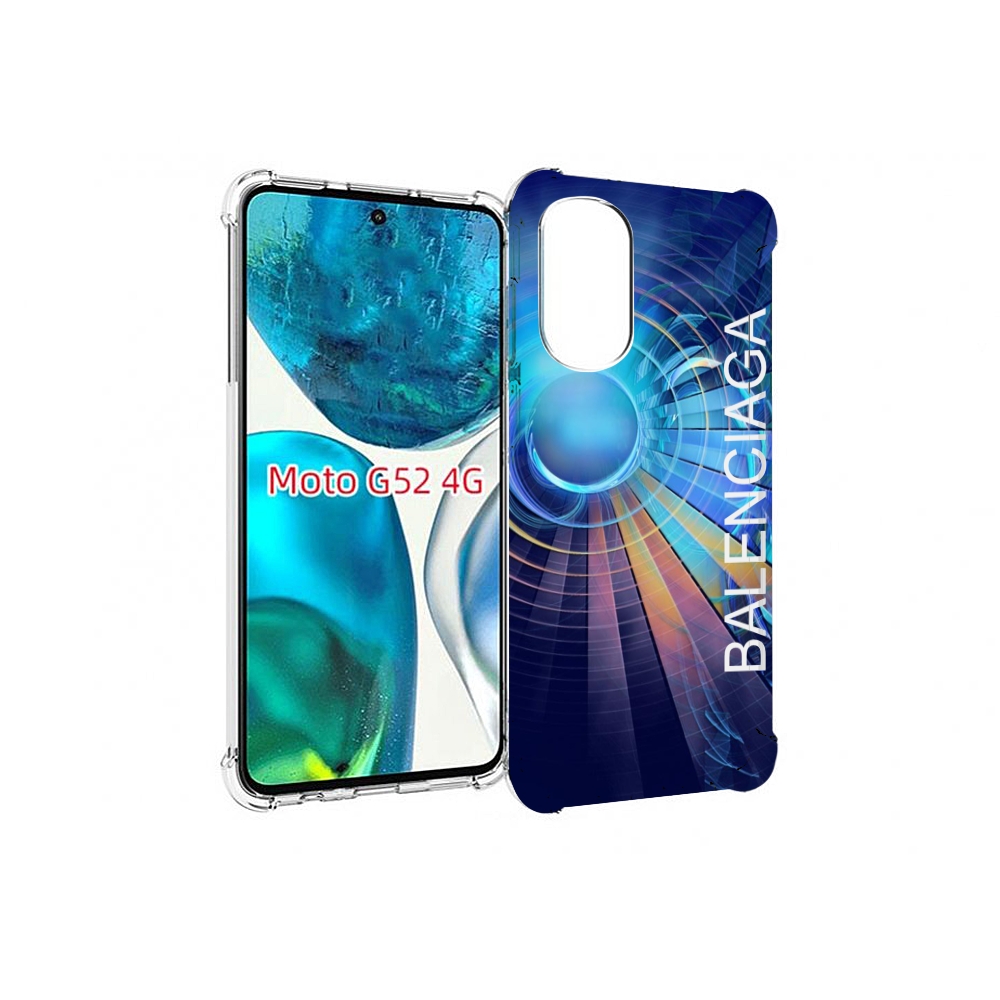 

Чехол MyPads Баленсиага-абстракция для Motorola Moto G82 / Moto G52, Прозрачный, Tocco