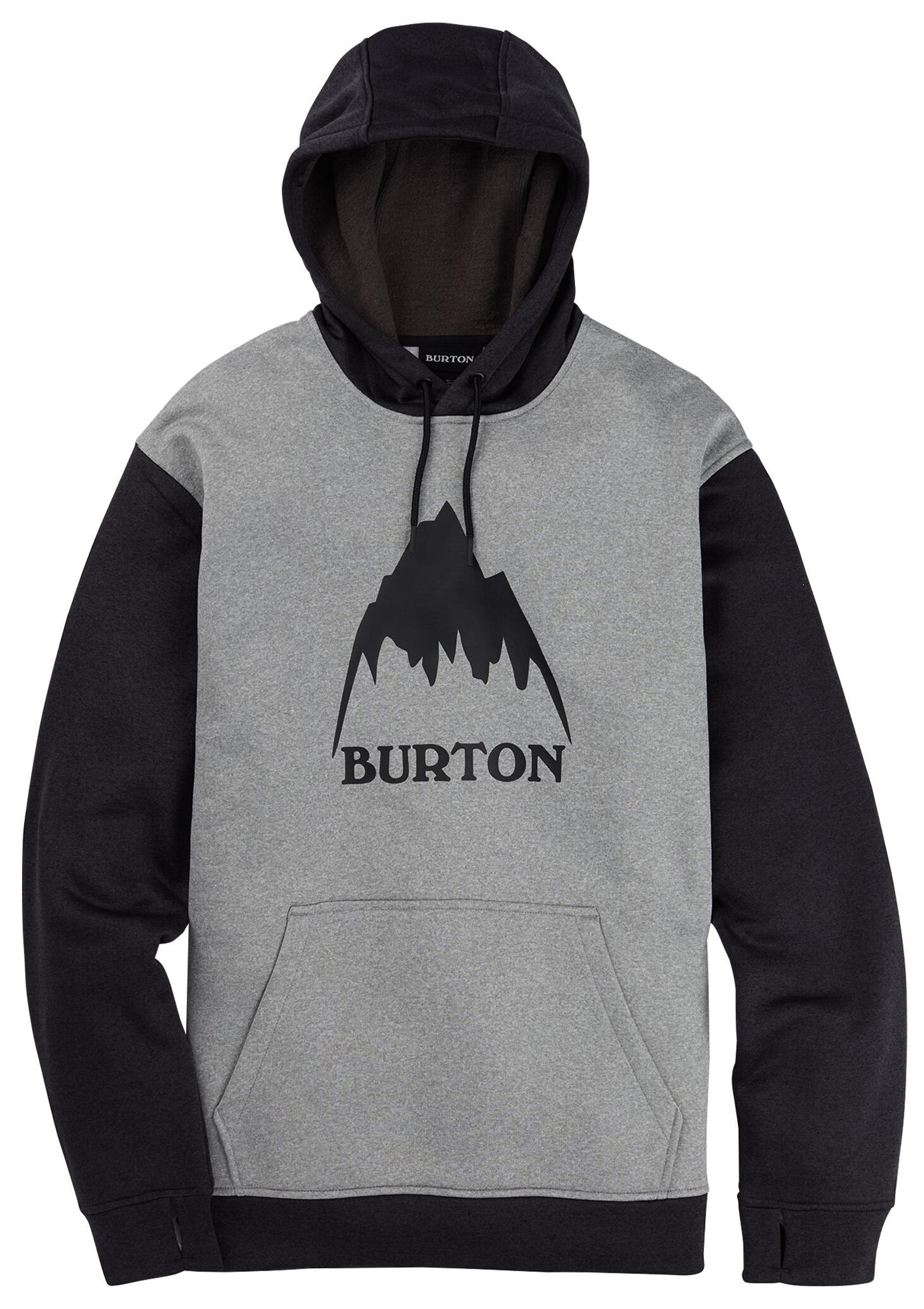 фото Худи мужское burton 16223112020 серое 2xl